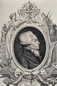 Portrait of Maximilien de Robespierre (1758-94) by Leopold Mar